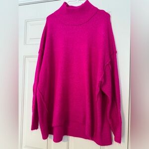 NWOT Women’s Cabana by Crown & Ivy Mock Neck Oversized Long Sleeve Sweater